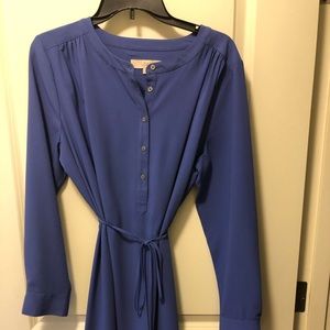 Periwinkle colored dress